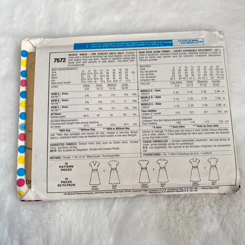 2 McCall's Sewing Patterns - Picture 5 of 5